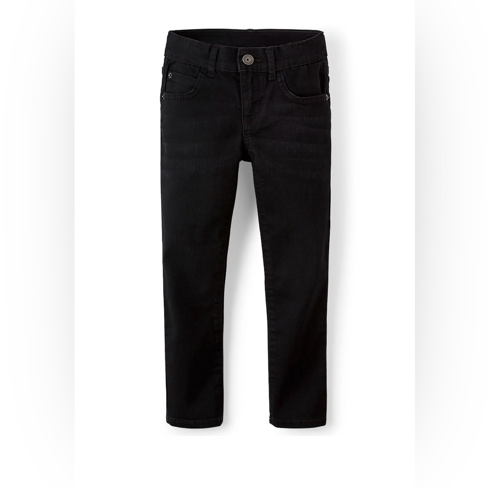 The Children's Place Black Boy Skinny Jeans size 4 Husky